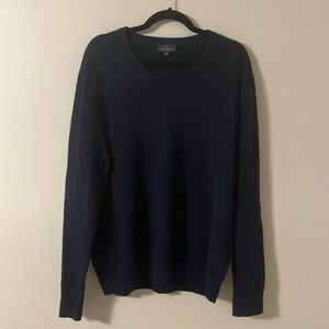 Brooks Brothers V Neck Cashmere sweater. XL